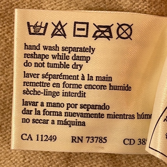 Laura Ashley Beige Hook & Eye Beaded Crochet Cardigan Sweater 8 - Picture 11 of 14